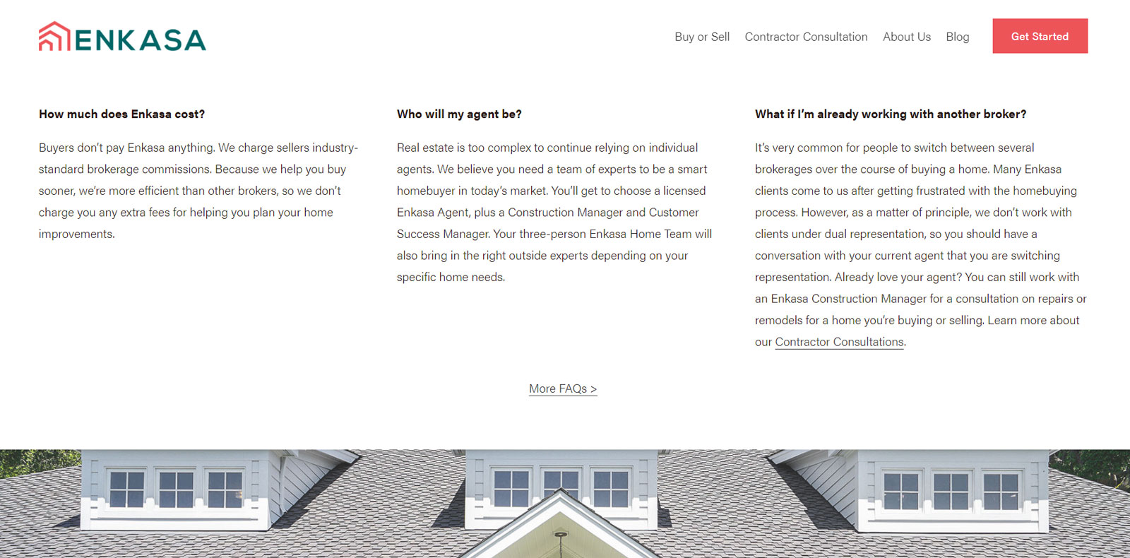 Enkasa Homes website