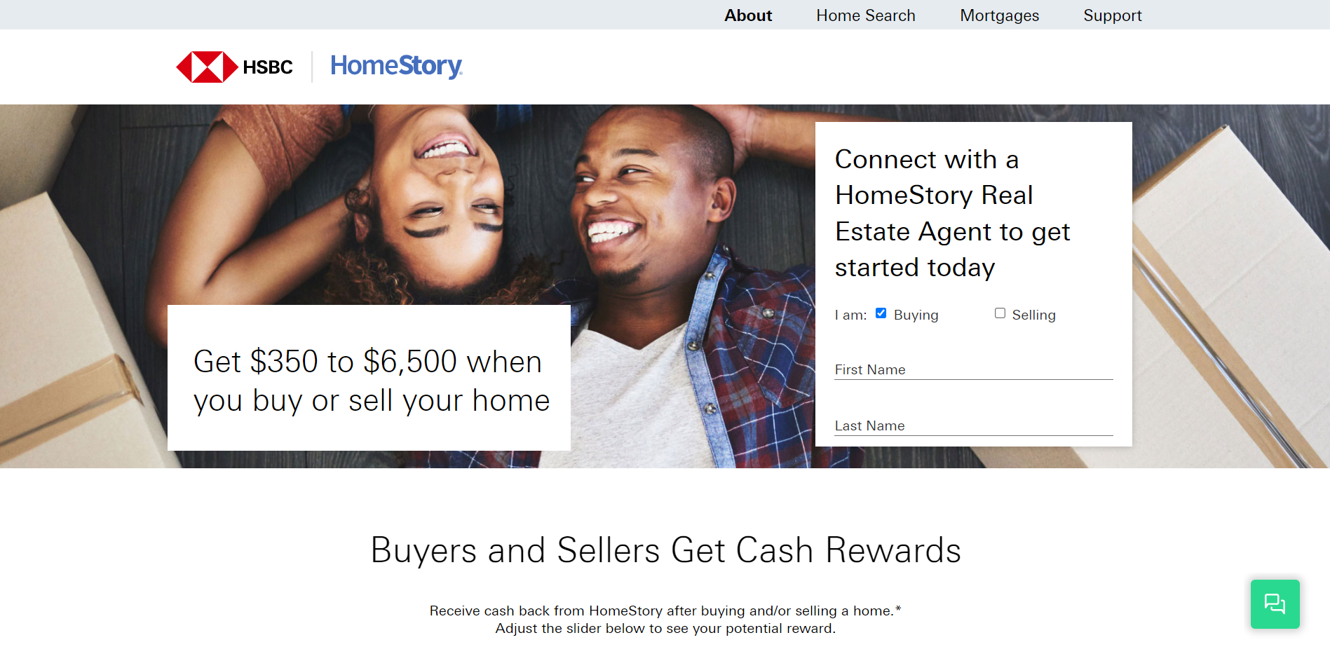 HomeStory website