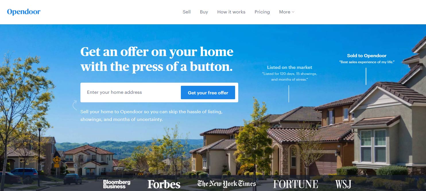 Opendoor website