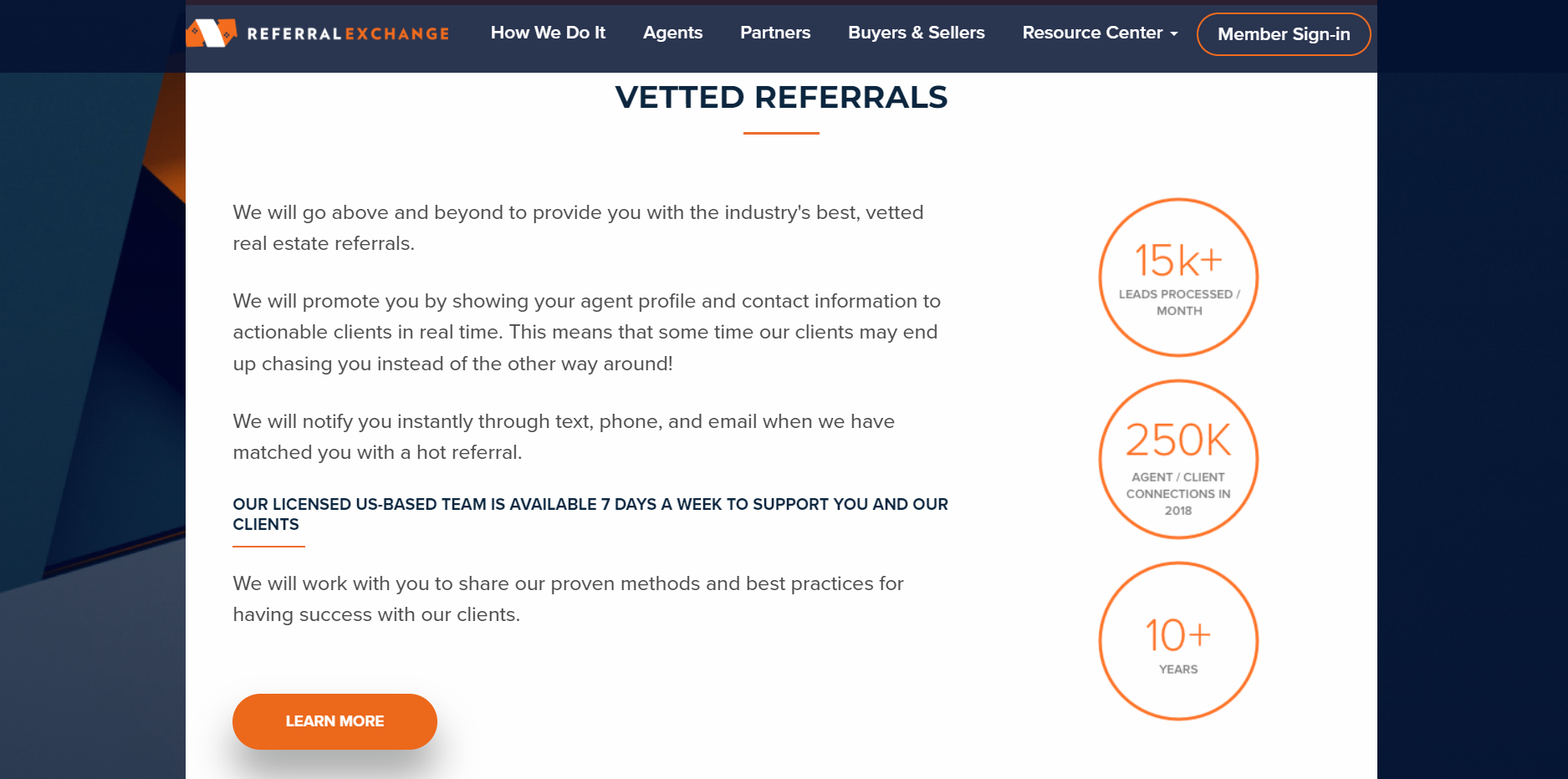 ReferralExchange website