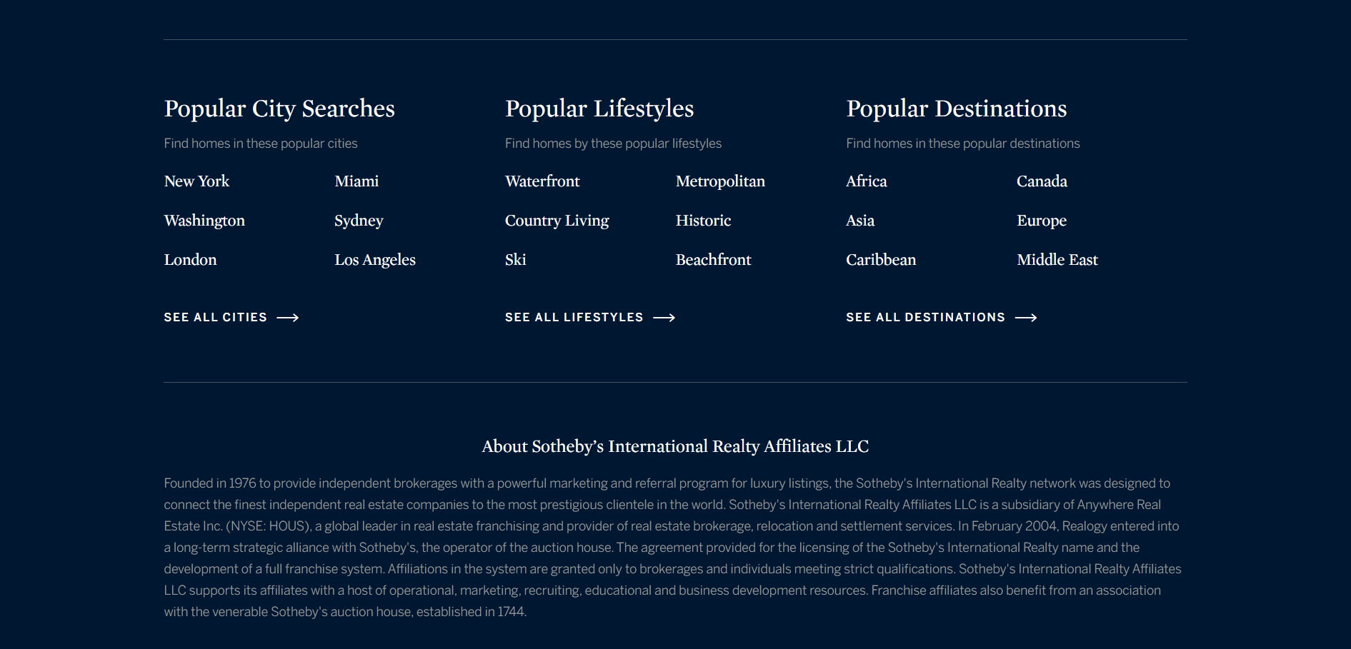 Consumers may end up paying substantially more in Realtor commissions due to undisclosed referral arrangements, RESPA-prohibited kickbacks, and pay-to-play steering practices involving SothebysRealty-affiliated Agents and various "Referral Fee Networks."